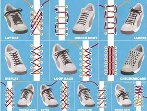 Правила завязывания шнурков